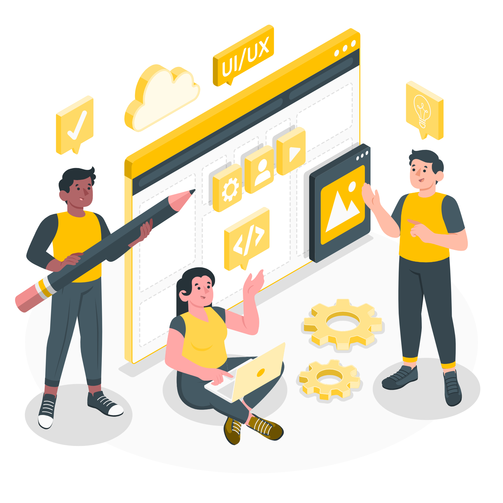 web ui ux support company in india